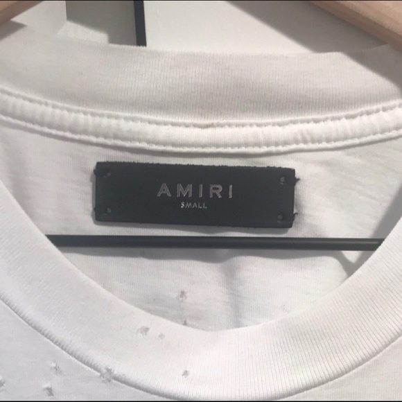 SOLD at 2ndSt!  My personal Amiri signature Shotgun Tee - Picture 3 of 4